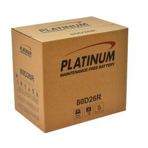 Ắc quy Platinum 80D26R (70 AH; 600 CCA)