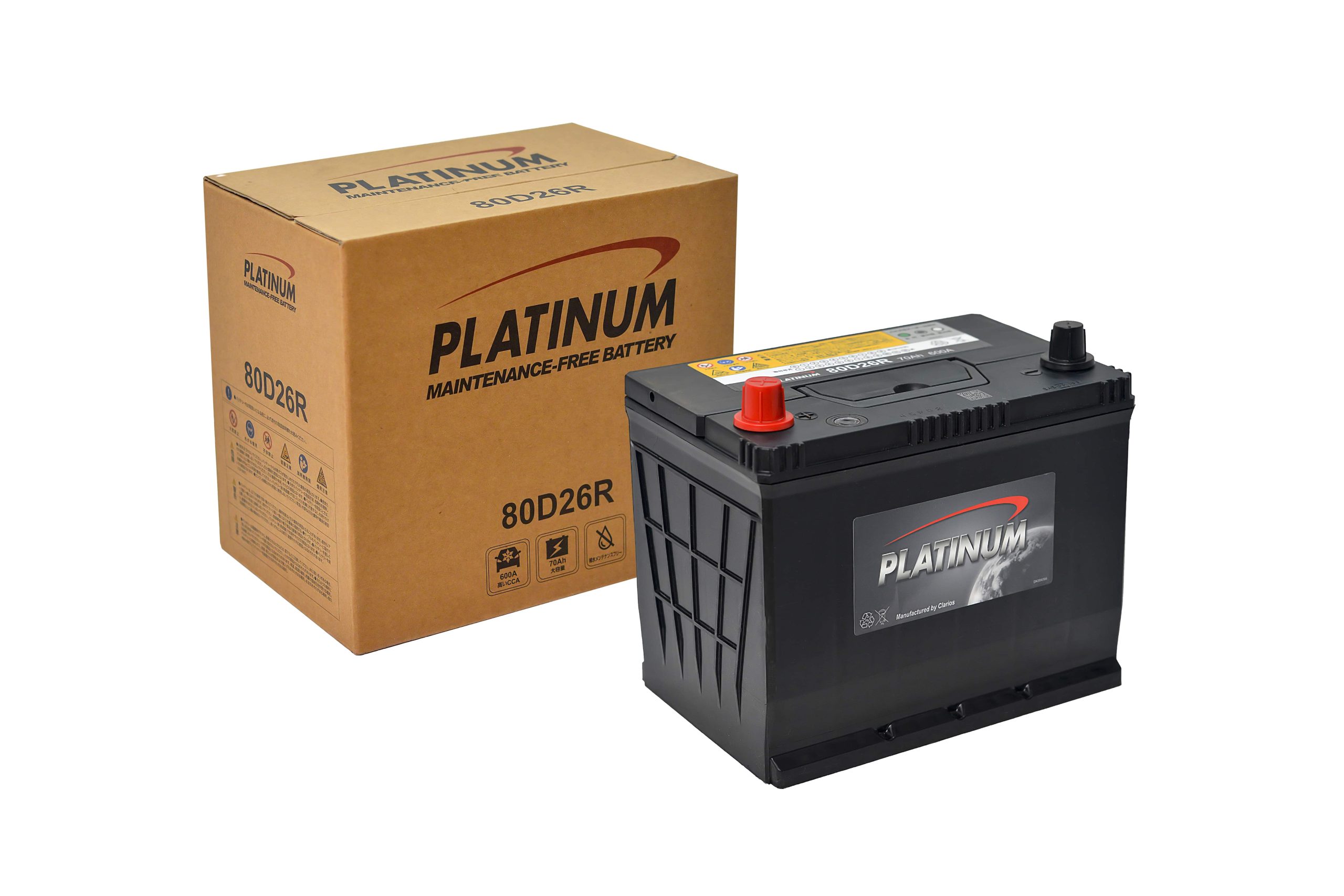 Ắc quy Platinum 80D26R (70 AH; 600 CCA)