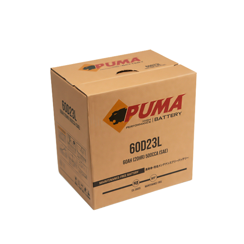 Ắc quy Puma 60D23L (60Ah; 420CCA)